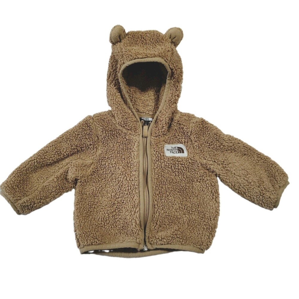 The North Face Baby Campshire Bear Jacket Utility Brown 3-6 Months Teddy Fleece